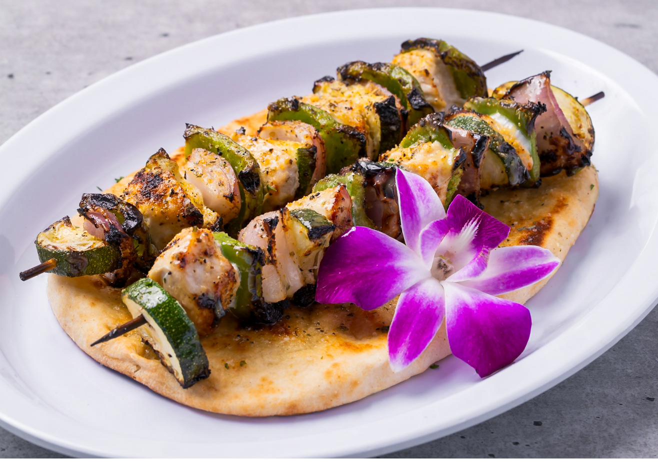 Grilled kebabs
